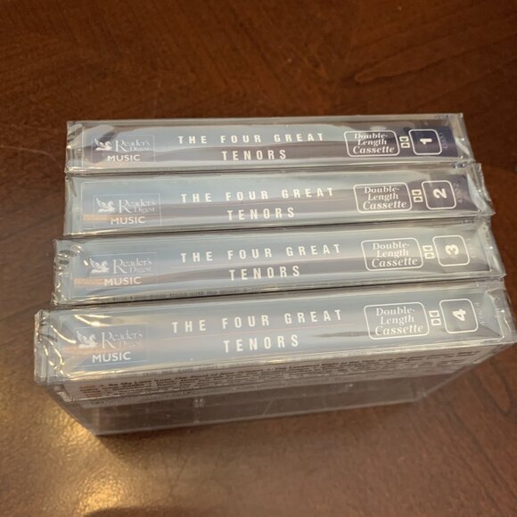 The Four Great Tenors Cassette Set (1999) - Pavarotti, Lanza, Carreras, Domingo - Picture 11 of 14